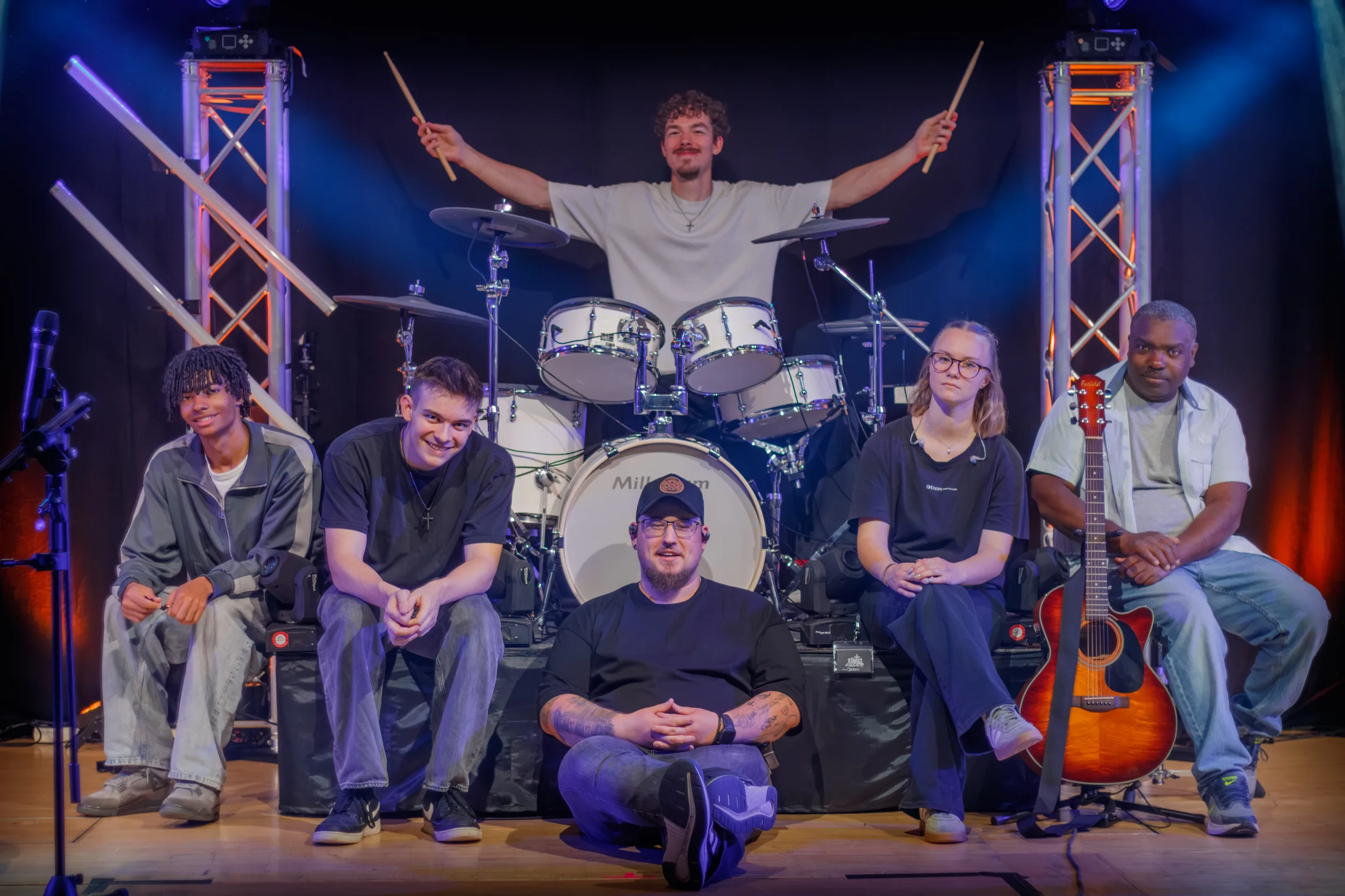Die Band Königskinder auf der Bühne, Foto 1